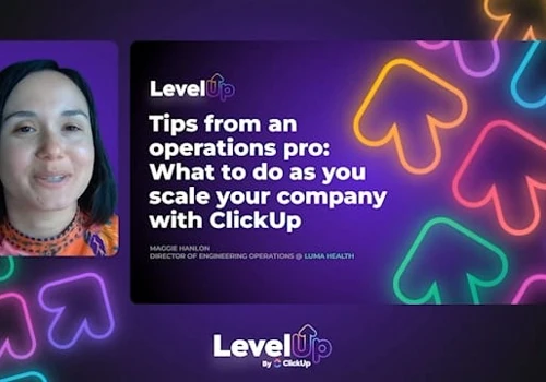 Helping LevelUp World's Largest Productivity Event