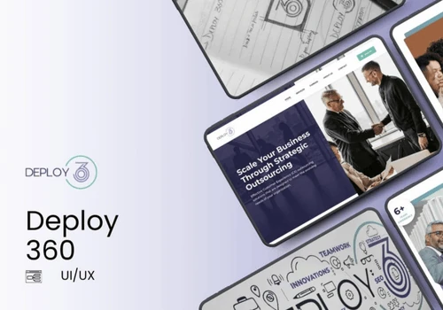 Brand Identity Development and UI/UX Designing