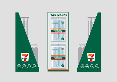 7 ELEVEN DISPOSABLE MASKS