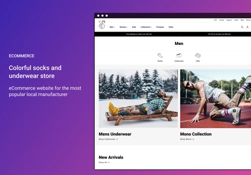 eCommerce website