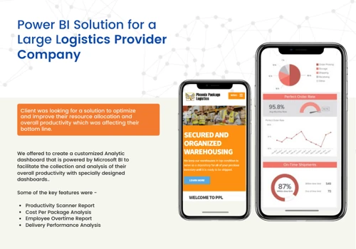 Power BI Solution for a Large Logistics Provider Company in US