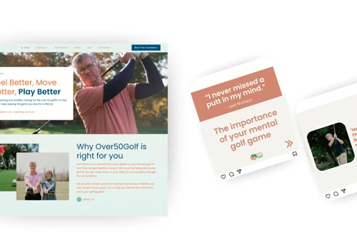 Over50Golf Web & Social