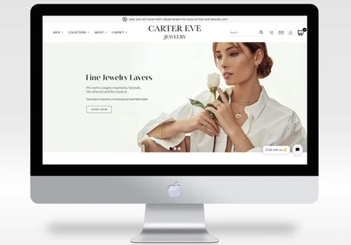 Carter Eve Jewelry Shopify Website