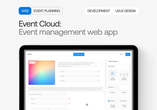 Event Cloud: event management software
