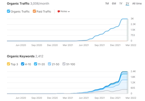 Explosive SEO Growth for Startup