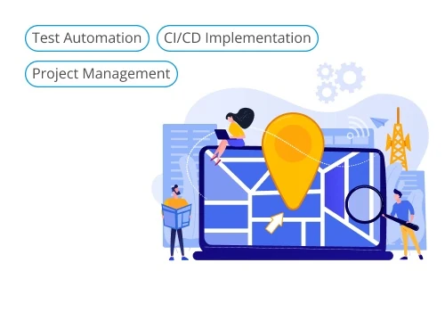 Test Automation of Geofence Marketing web app