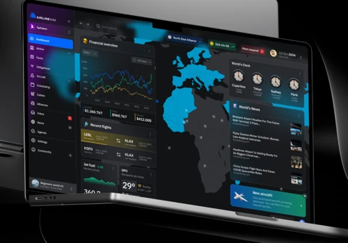AirlineSim — Web app for airline simulation