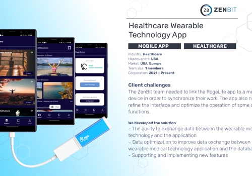 Healthcare Wearable Technology App