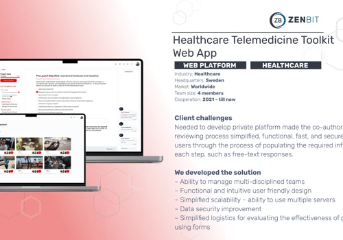 Healthcare Telemedicine Toolkit Web app