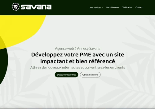 Référencement SEO de Savana Webdesign