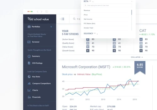 Stock Analysis Web App For Value Investors
