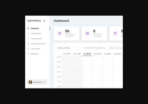 Learning System Management web app