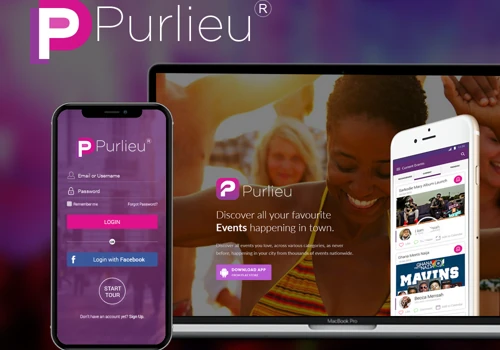 Purlieu - Event Booking / Listing App