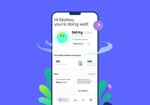 Liv – The carbon tracking app for Gen Z