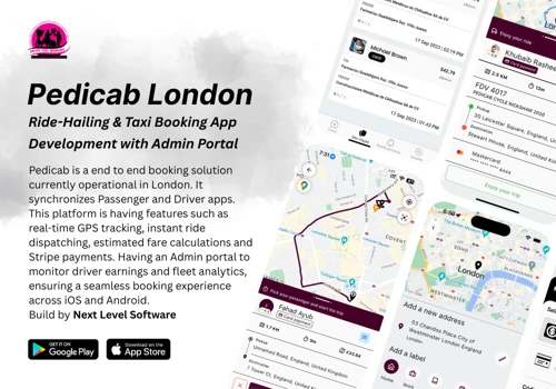 Pedicab London – Ride Booking Platform