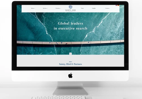 Sainty, Hird & Partners website design and dev