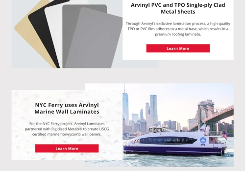 Arvinyl Laminates