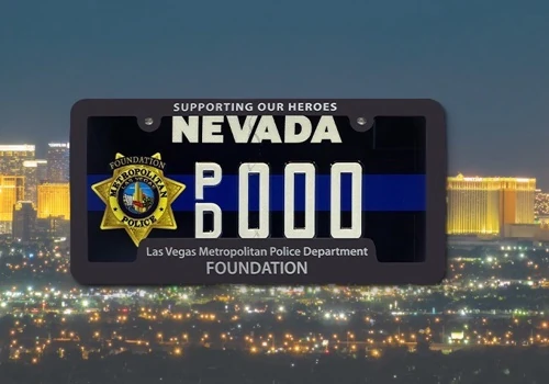 LVMPD Foundation License Plate Campaign