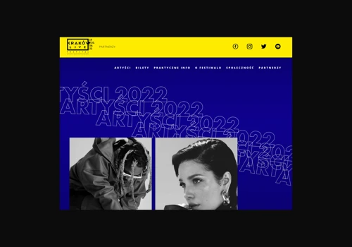 Krakow Live Festival Website