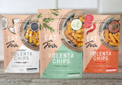 Branding and packaging for Eat with Josh