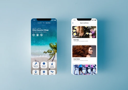 Hilton Honors for iOS - "Explore" experience design