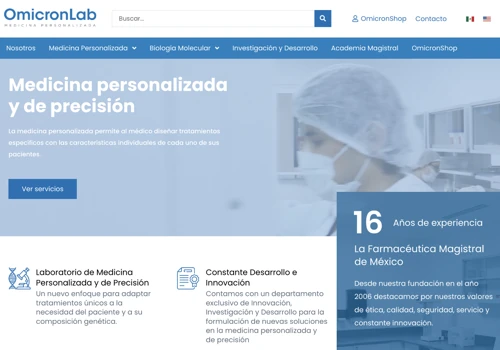 Omicron Lab Website