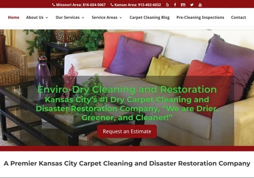 Enviro-Dry Carpet Cleaning - (Web Design, Content Marketing, SEO, and Email Marketing)