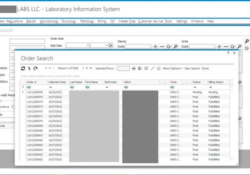 Medical Billing on Lab Information System (LIS)