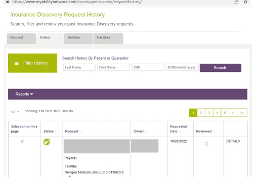 Insurance Discovery for COVID Uninsured Patients