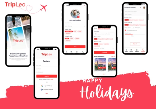 TripLeo - Hassle-free Trip Planning (UI Design)