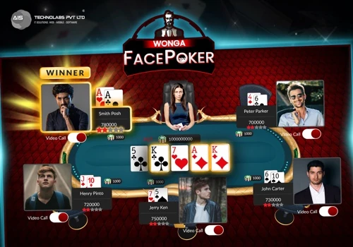 Multiplayer Wonga face poker
