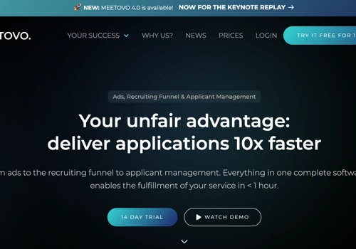 MEETOVO: Modern Recruiting Made Easy