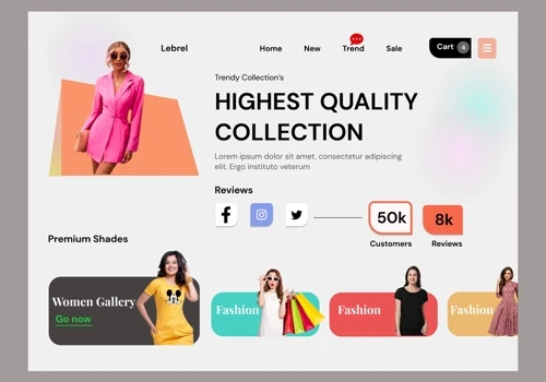Fashion Hunt website redesign