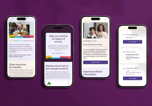 People Serving People - Website Redesign