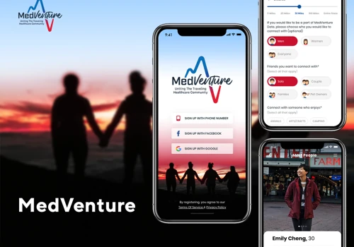 Medventure - Travelling & Event app