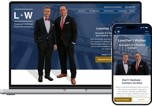 Lowther | Walker Website design