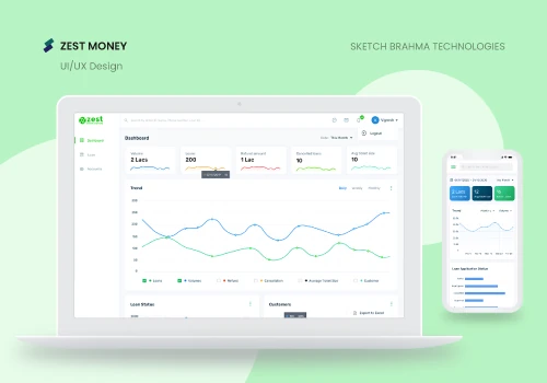 UI UX Design for Zest Money