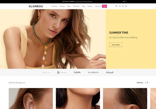 Web developement for an e-commerce project