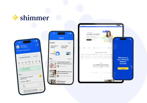 Shimmer is the #1 coaching platform for adults wit