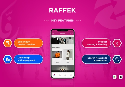 Raffek ecommerce mobile app design & development