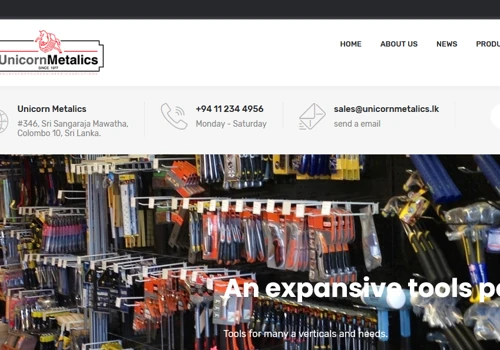 Website (Unicorn Metalics)
