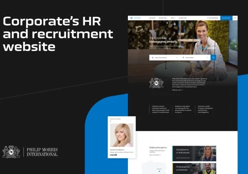 Development of a HR website for an industry leader