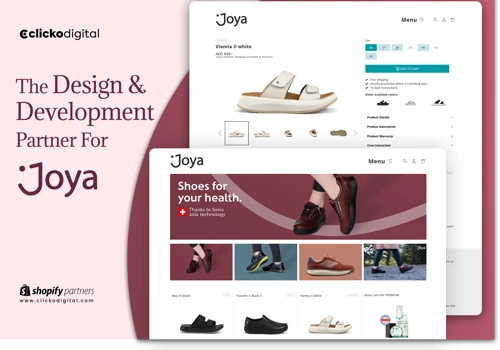 Joya Shoes UAE Website Project