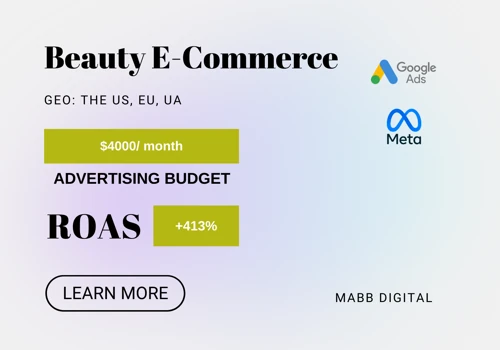 E-commerce Beauty Manicure Marketplace (ROAS 4,13)