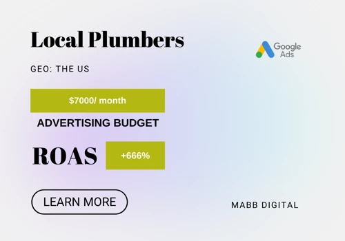 Local US Plumbers (ROAS 6.66) | Google Ads