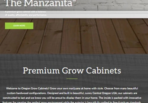 Website for Oregon Grow Cabinets