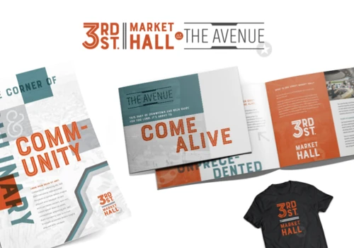 Brand Story & Visual Identity: The Avenue & 3rd Street Market Hall