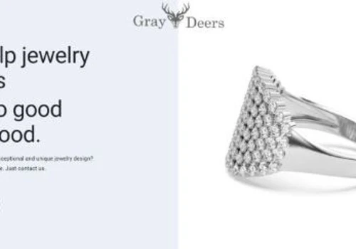 Jewelry designer portfolio website work