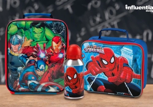 Spider man and Avengers Lunchbags