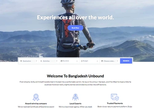 Travel and Tour Agency Web Design and Development